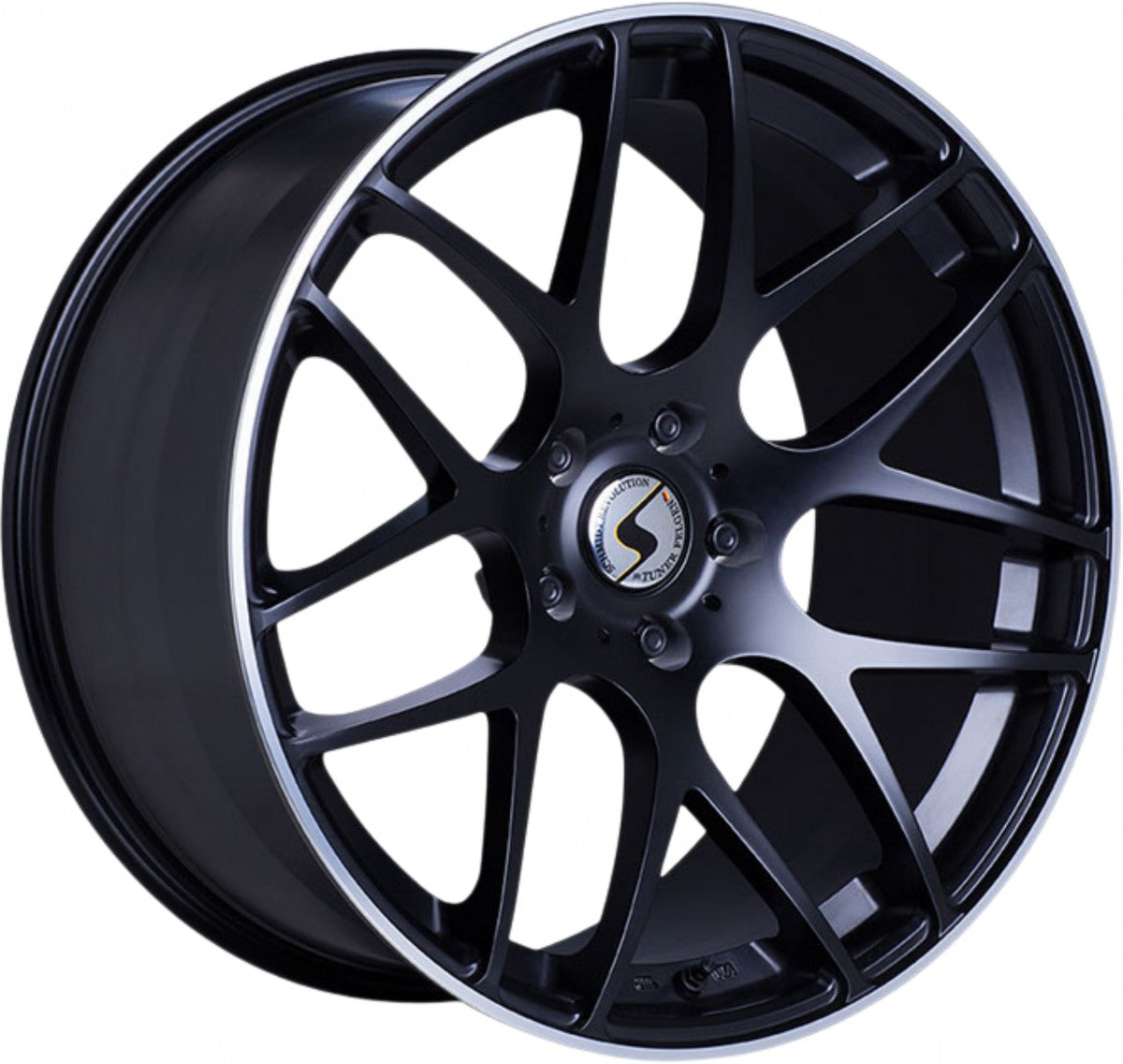 SchmidtRevolution Gambit satinblack hornpoliert Alufelge 9x20 Zoll ET45 LK 5x114.3 ML67