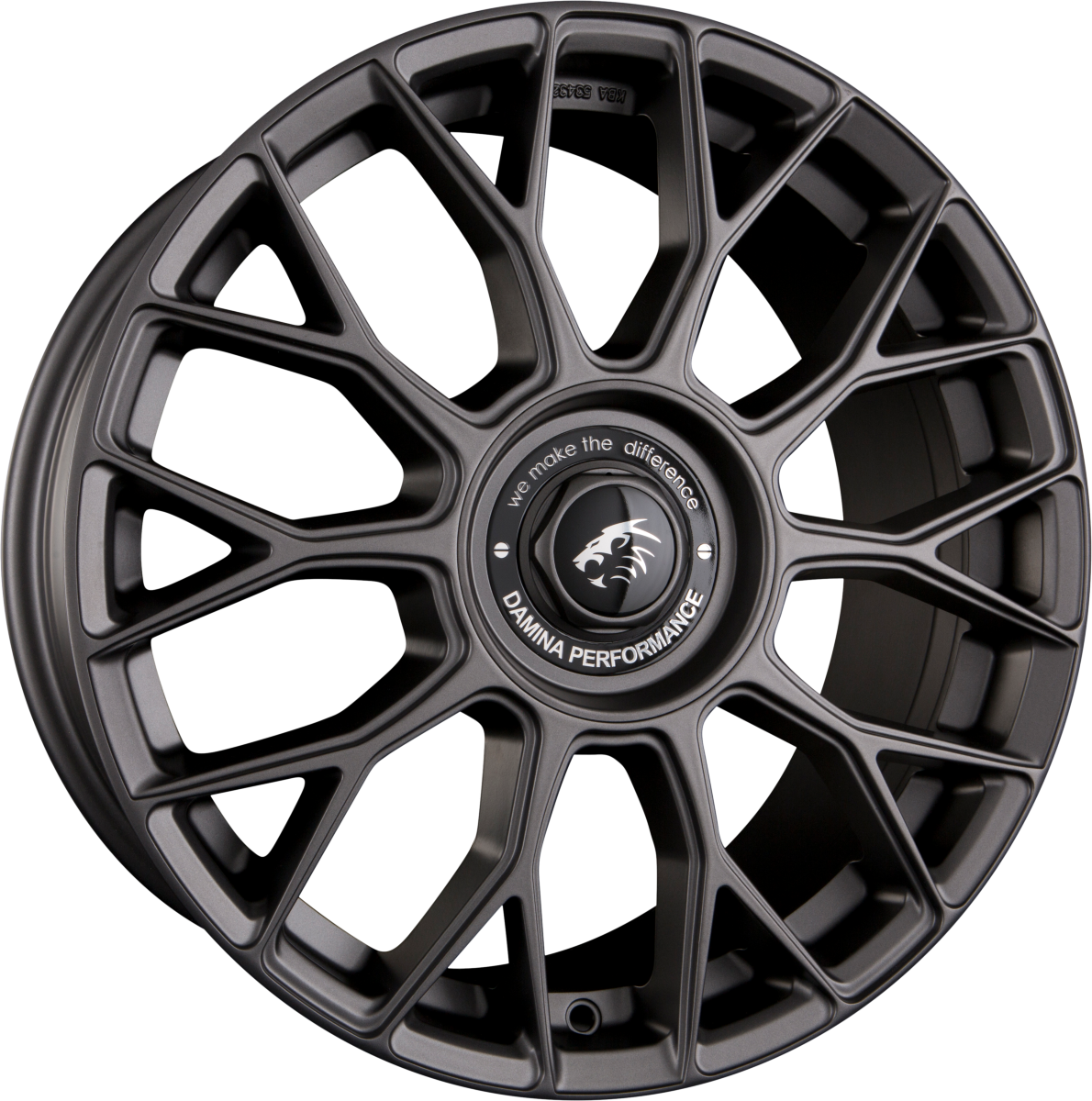 Damina Performance DM10 Grey Matt Alufelge 8x18 Zoll ET45 LK 5x112 ML72.6