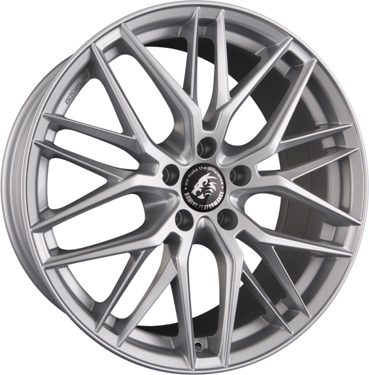 Damina Performance DM08 Silver Painted Alufelge 8.5x20 Zoll ET45 LK 5x112 ML66.6 – Bild 2