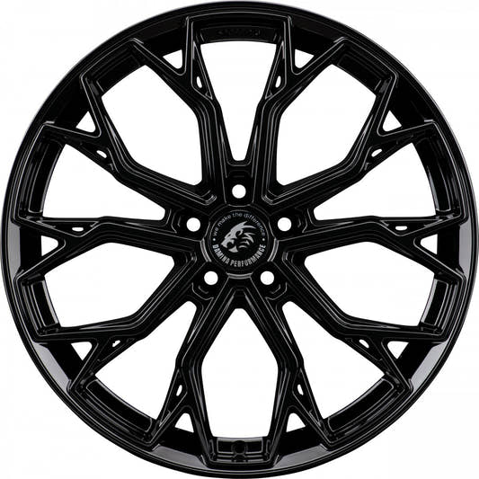 Damina Performance DM18 black painted 8.5x20 ET45 - LK5/112 ML66.6 – Bild 2