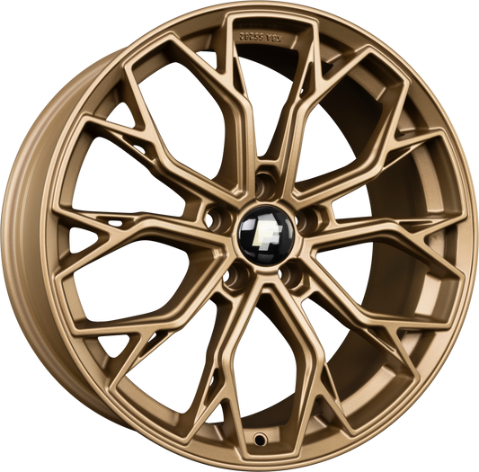 FF-Wheels FF02 Bronze Matt Alufelge 8.5x20 Zoll ET45 LK 5x112 ML66.6 – Bild 2