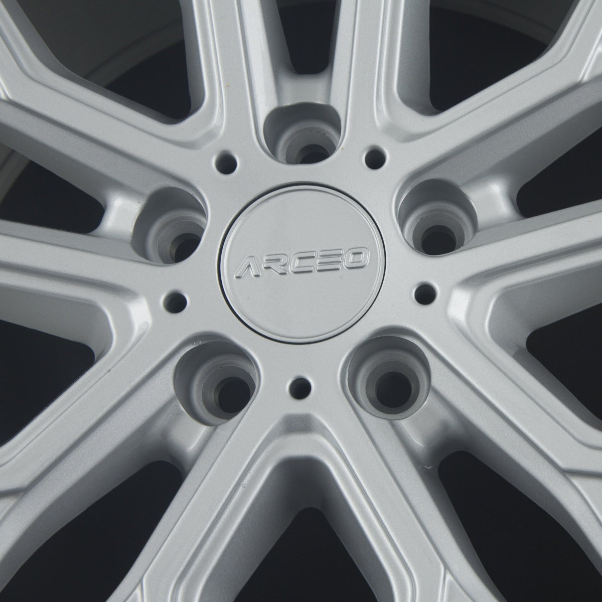 Arceo Wheels Valencia White Silver Alufelge 9.5x19 Zoll ET45 LK 5x112 ML73.1 – Bild 5