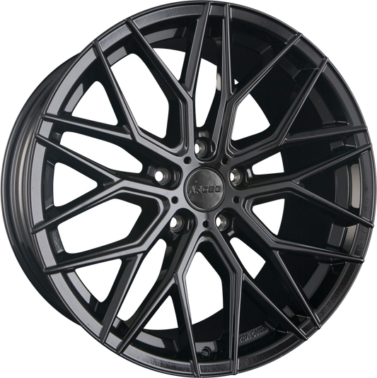 Arceo Wheels Valencia Glossy Black Alufelge 9.5x19 Zoll ET45 LK 5x120 ML72.6 – Bild 2