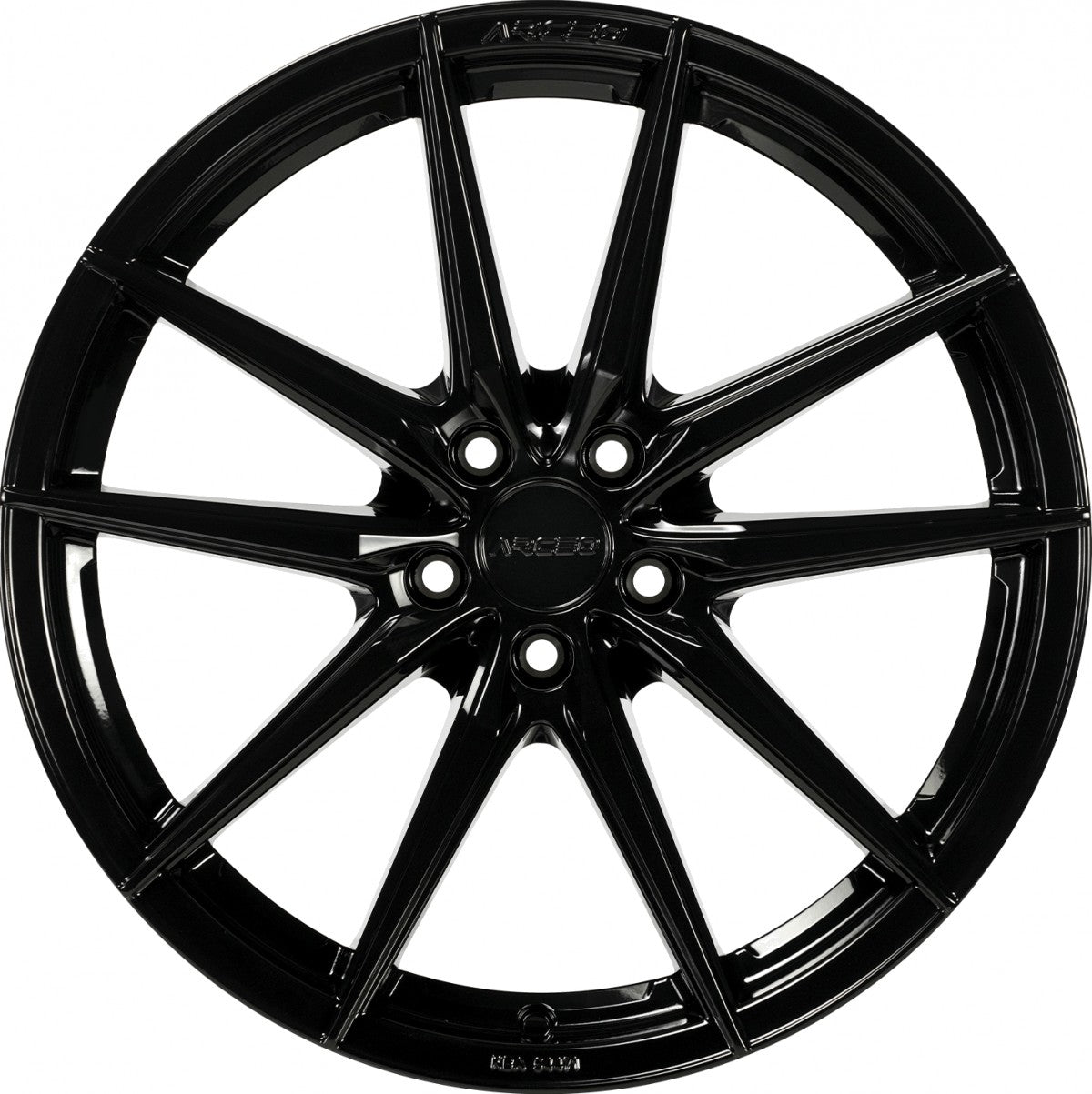 Arceo Wheels Monaco glossy black 8.5x19 ET30 - LK5/112 ML73.1