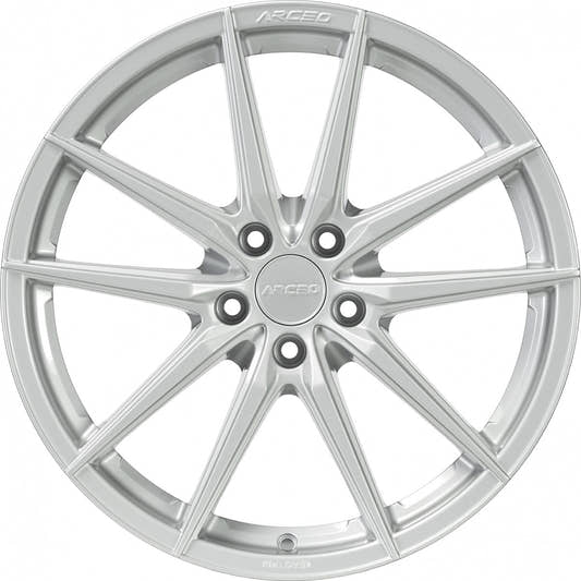 Arceo Wheels Monaco white silver Alufelge 8.5x19 Zoll ET30 LK 5x112 ML73.1 – Bild 2