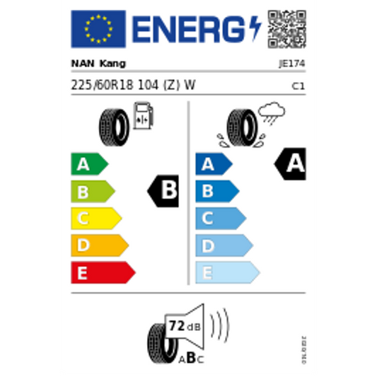 NAN Kang Sportnex AS-3 XL 225/60 R18 104W Sommer – Bild 2
