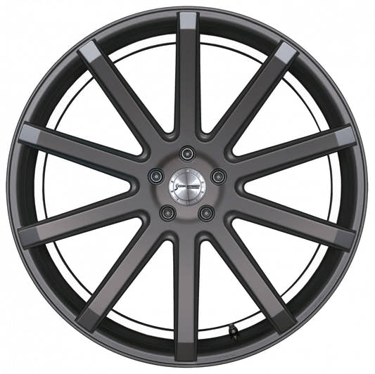 Corspeed Deville gunmetal / Undercut Color Trim weiss Alufelge 9x21 Zoll ET25 LK 5x112 ML73.1 – Bild 2