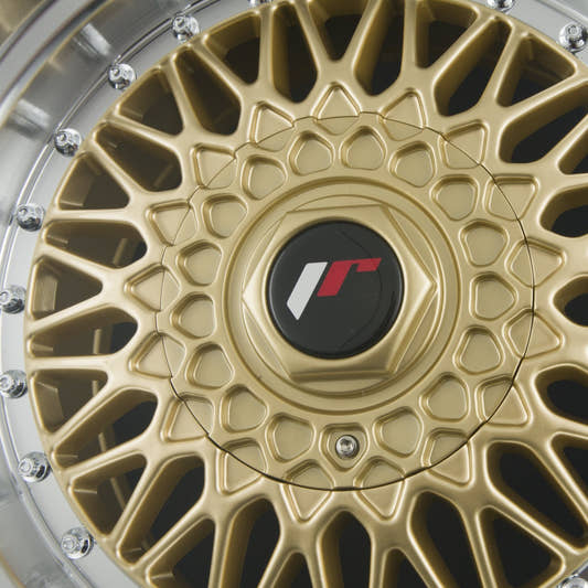 Japan Racing Wheels JR9 Gold Alufelge 8x16 Zoll ET25 LK 4x100 ML74.1 – Bild 2