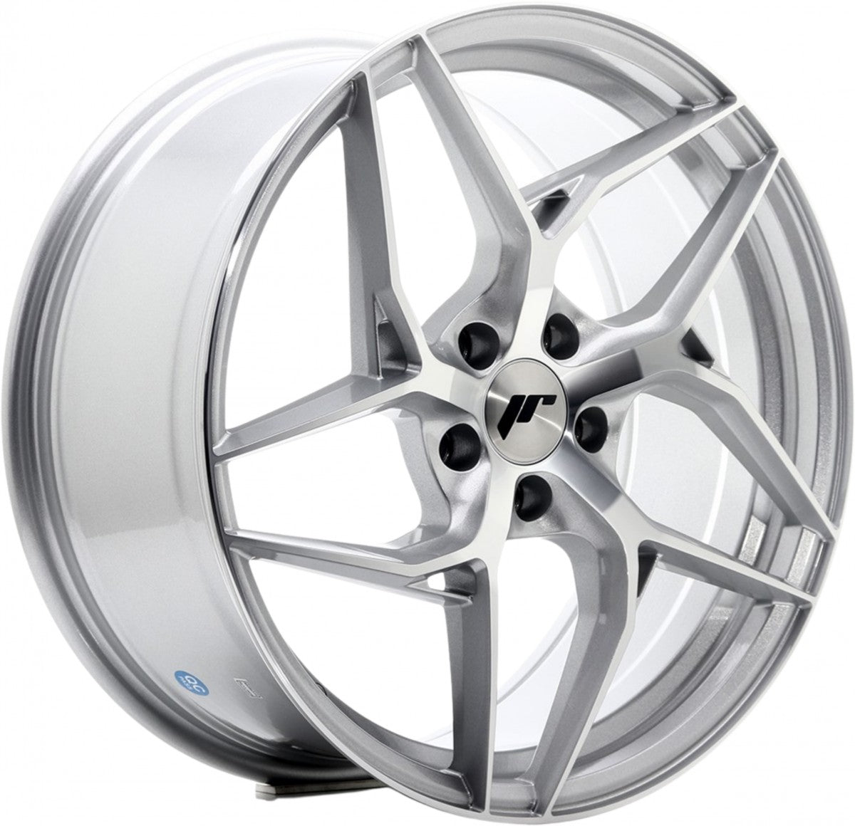 Japan Racing Wheels JR35 silver machined face Alufelge 8.5x19 Zoll ET35 LK 5x120 ML72.6