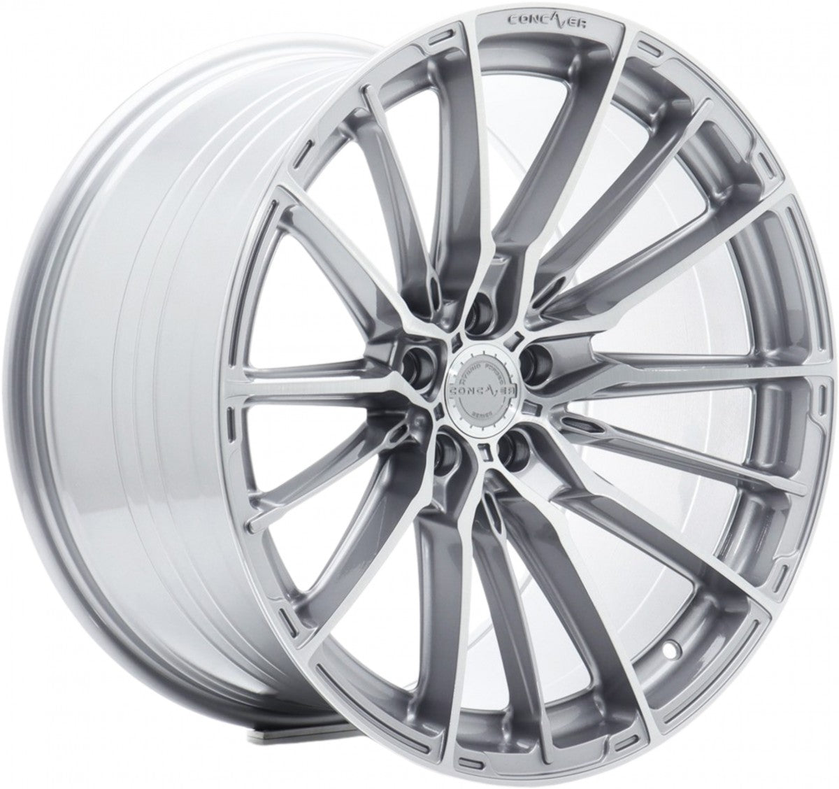 Concaver CVR7 brushed titanium Alufelge 9.5x19 Zoll ET35 LK 5x120 ML72.6