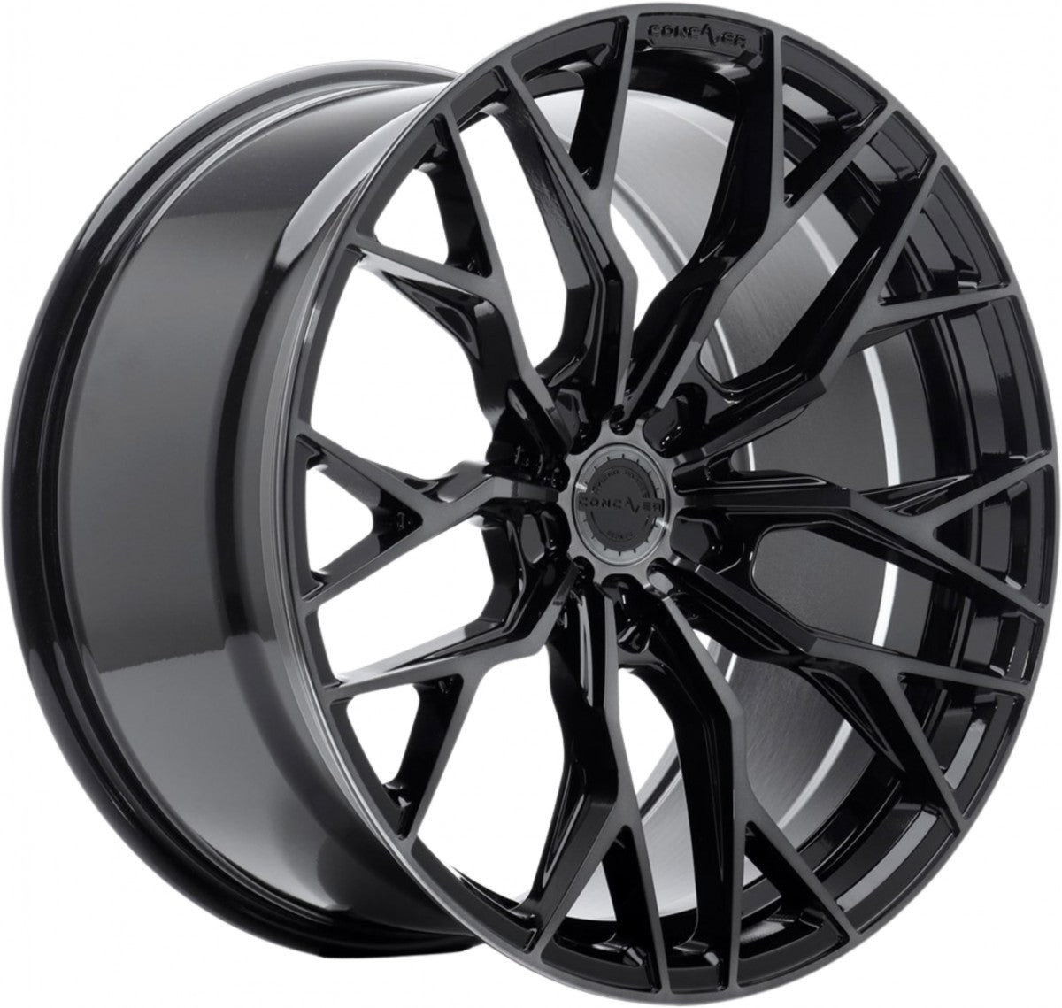 Concaver CVR1 double tinted black Alufelge 8.5x19 Zoll ET43 LK 5x114.3 ML72.6