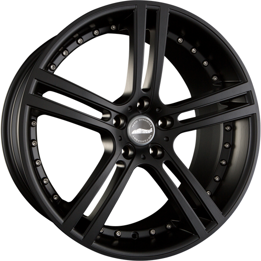 Team Dynamics LE Mans Racing Black Alufelge 9.5x19 Zoll ET35 LK 5x112 ML73.1 – Bild 2