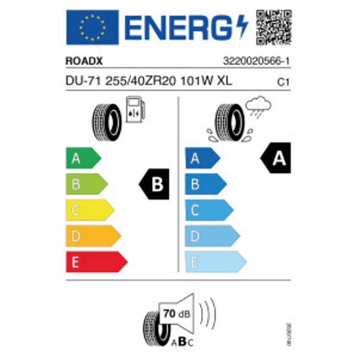 Roadx RX Motion DU71 255/40 R20 101W Sommer – Bild 2