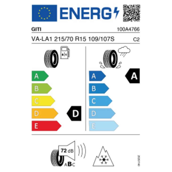 Giti Van Allseason LA1 215/70 R15 109/107S Ganzjahr – Bild 2