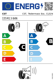 CST CL31N Trailermaxx Eco 155 R13 84N