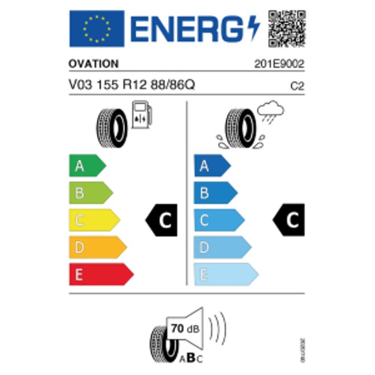 Ovation V03 Van BSW 8PR 155 R12 86Q Sommer – Bild 2