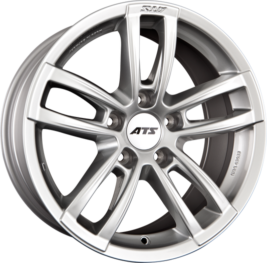 ATS Radial + Diamant-Silber Alufelge 8.5x18 Zoll ET50 LK 5x127 ML71.6 – Bild 2