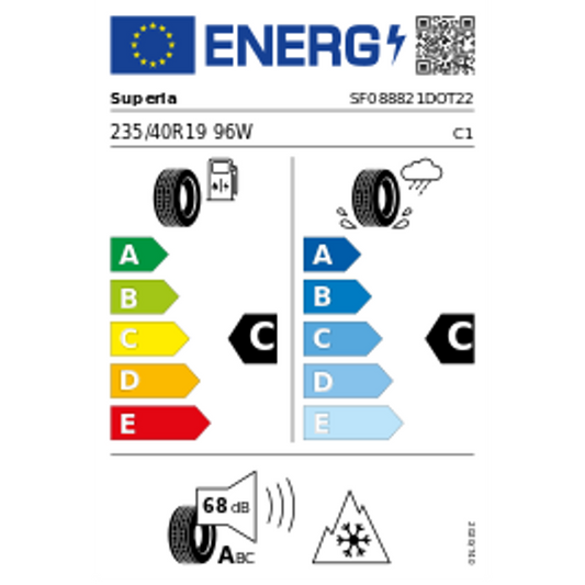 Superia Ecoblue2 4S XL 3PMSF DOT22 235/40 R19 96W Ganzjahr DOT DOT22 – Bild 2