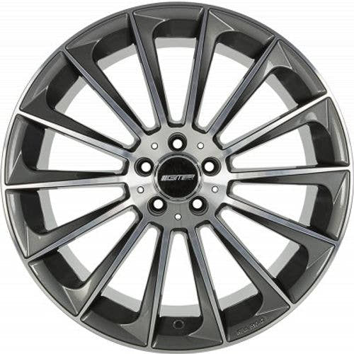 GMP Stellar anthracite diamond Alufelge 11x22 Zoll ET55 LK 5x130 ML71.6 – Bild 2
