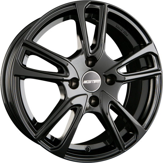 GMP Italia Astral Glossy Black Alufelge 6.5x16 Zoll ET35 LK 5x105 ML73.1 – Bild 2