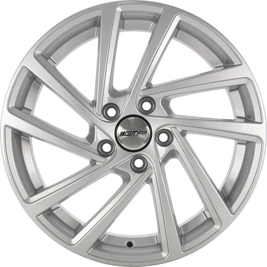 GMP Wonder silver Alufelge 7x17 Zoll ET43 LK 5x100 ML57.1 – Bild 2
