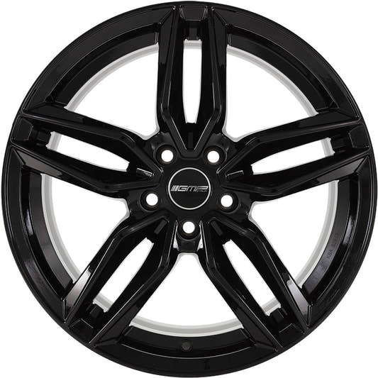 GMP Fasten black glossy Alufelge 7.5x17 Zoll ET40 LK 5x108 ML73.1 – Bild 2