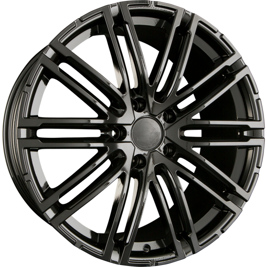 GMP Italia Targa Shiny Black Alufelge 10x22 Zoll ET19 LK 5x112 ML66.6 – Bild 2