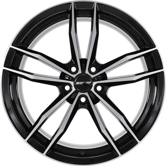 GMP Swan black diamond Alufelge 9.5x20 Zoll ET37 LK 5x120 ML72.6 – Bild 2