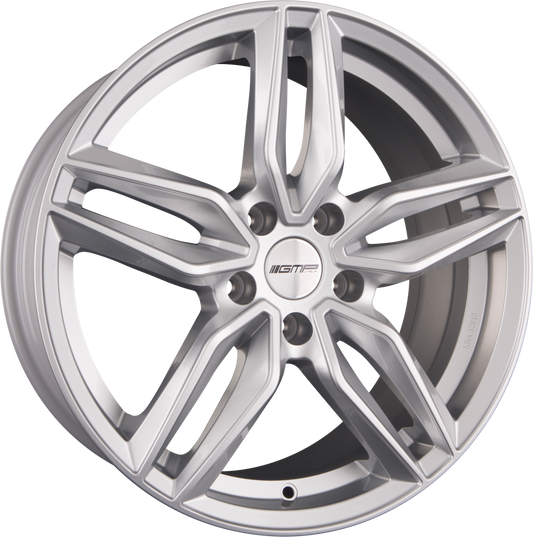 GMP Italia Fasten Silver Alufelge 8x19 Zoll ET45 LK 5x112 ML66.6 – Bild 2