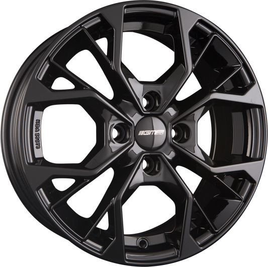 GMP Italia Matisse Glossy Black Alufelge 8.5x20 Zoll ET40 LK 5x108 ML63.4 – Bild 2