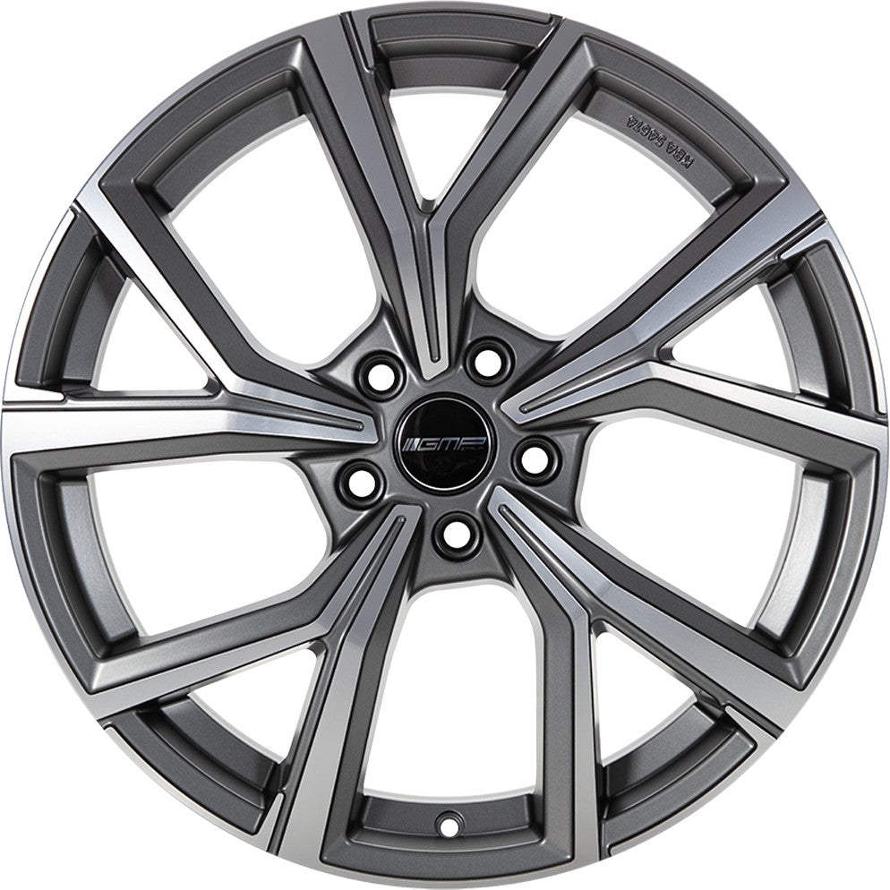 GMP Mentor anthracite matt diamond Alufelge 7.5x19 Zoll ET38 LK 5x100 ML57.1 – Bild 2