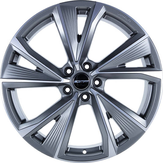 GMP Evento anthracite matt diamond Alufelge 8x20 Zoll ET35 LK 5x112 ML66.5 – Bild 2