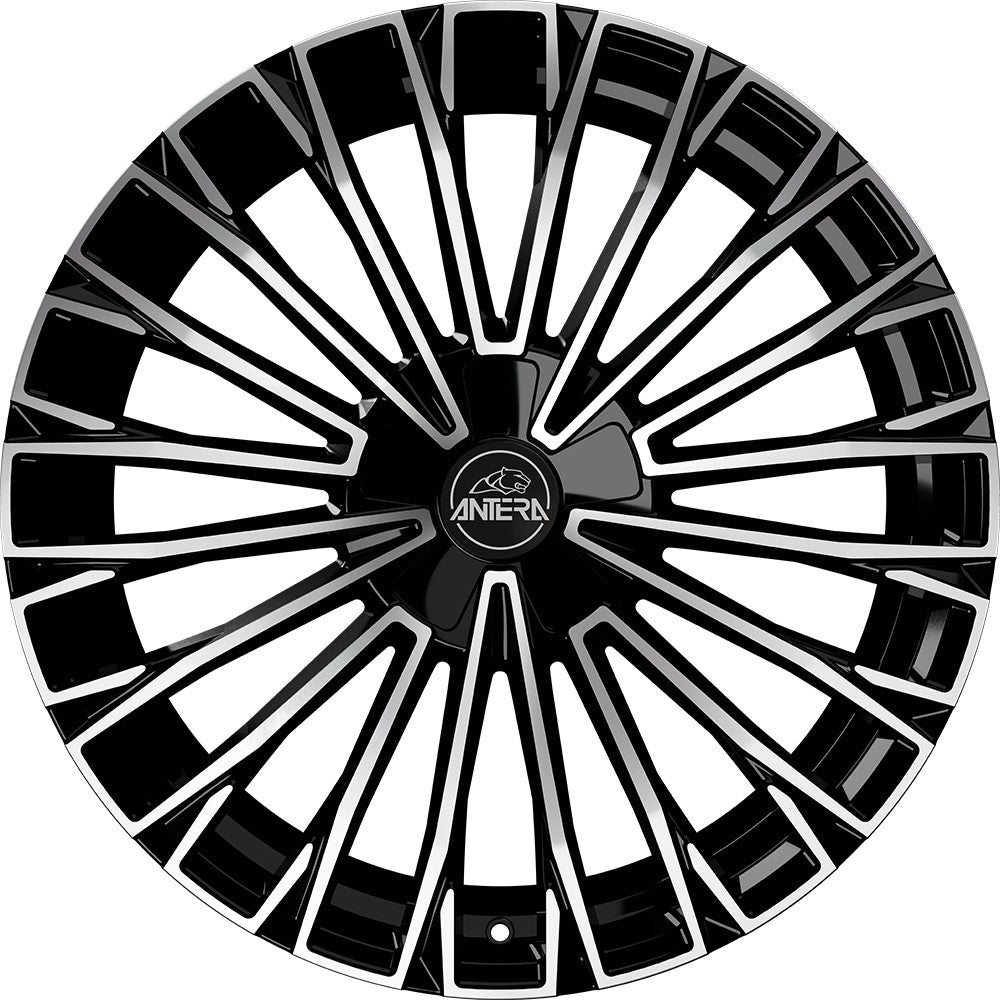 Antera A103 piano black diamond 9.5x22 ET36 - LK5/112 ML66.6