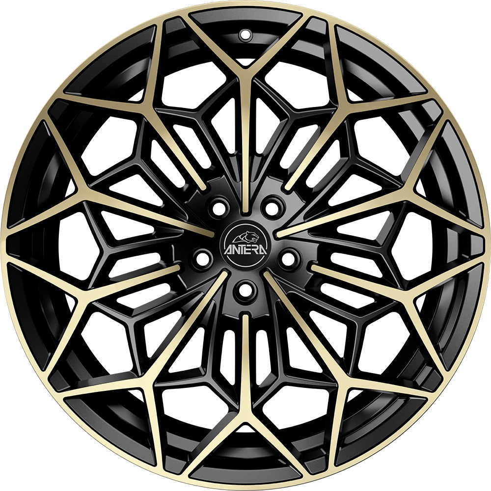 Antera A105 piano black champagne 10x21 ET38 - LK5/112 ML66.6