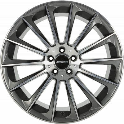 GMP Stellar anthracite diamond Alufelge 7.5x17 Zoll ET33 LK 5x110 ML65.1 – Bild 2
