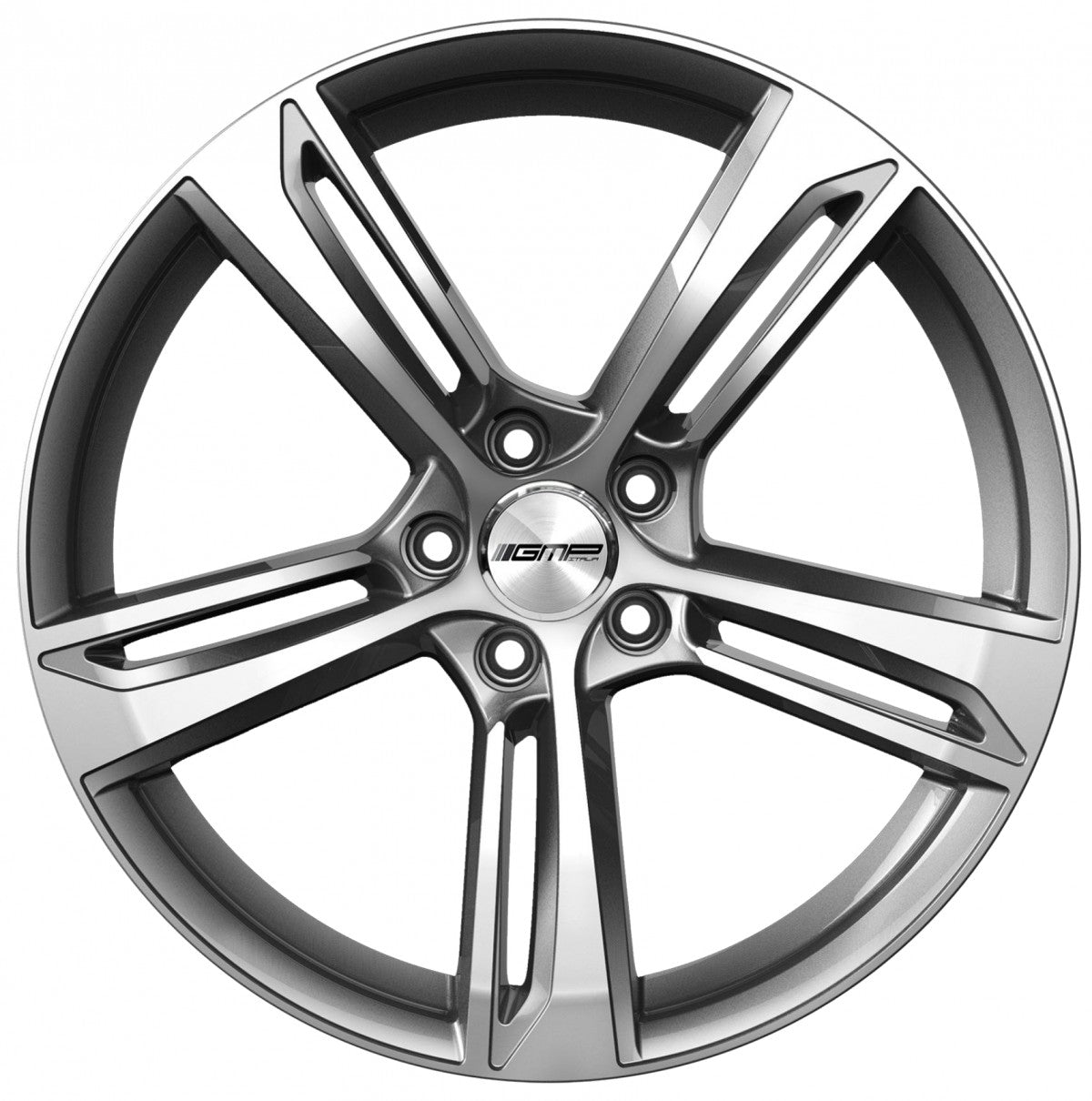 GMP Paky anthracite polished Alufelge 8.5x20 Zoll ET35 LK 5x112 ML66.5 – Bild 2