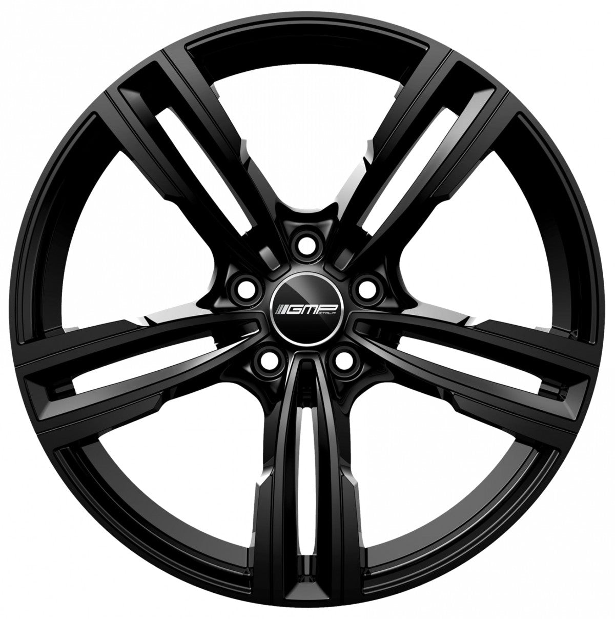 GMP Reven shiny black Alufelge 8.5x20 Zoll ET25 LK 5x120 ML72.6 – Bild 2