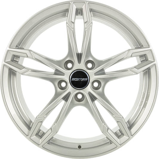 GMP Dea silver Alufelge 9x18 Zoll ET44 LK 5x120 ML72.6 – Bild 2