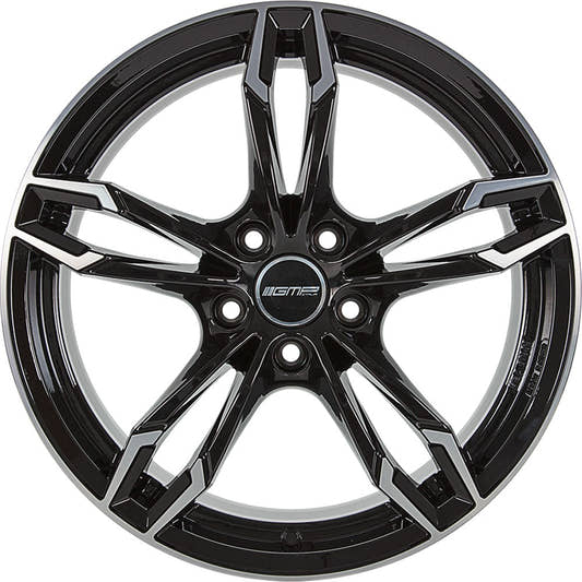 GMP Dea black polished Alufelge 9.5x20 Zoll ET42 LK 5x112 ML66.6 – Bild 2