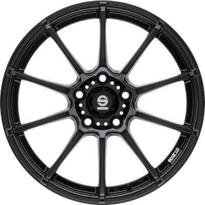 Sparco Assetto Gara matt black Alufelge 8x18 Zoll ET38 LK 5x110 ML73.1 – Bild 2