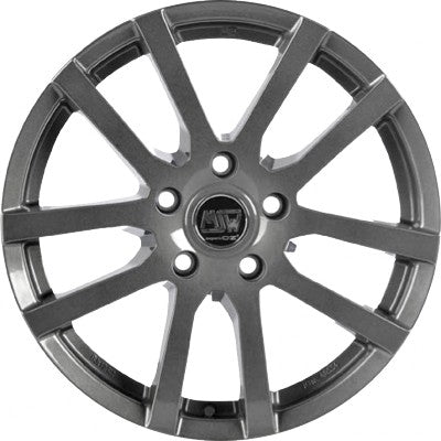 MSW 22 Grey Silver Alufelge 5.5x14 Zoll ET45 LK 4x100 ML63.3 – Bild 2