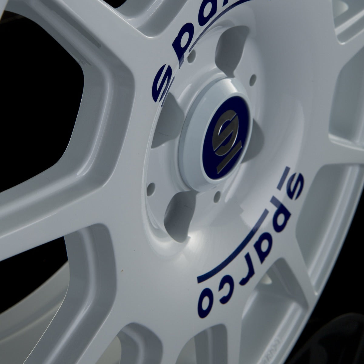 Sparco Terra White + Blue Lettering Alufelge 7.5x17 Zoll ET35 LK 5x100 ML63.3 – Bild 5