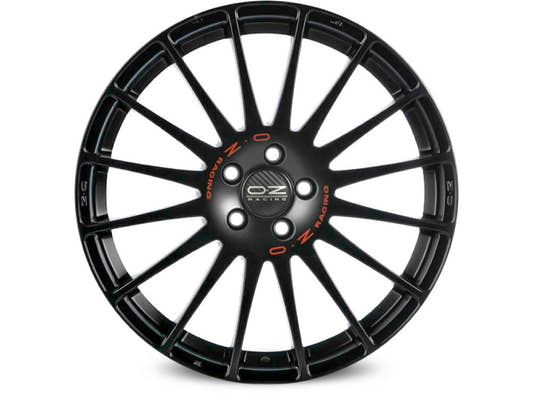OZ Superturismo GT mattschwarz Alufelge 7x16 Zoll ET42 LK 4x100 ML68 – Bild 2