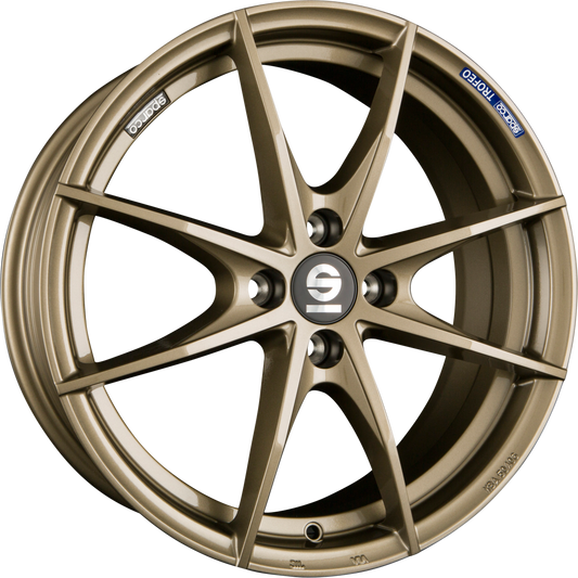 Sparco Trofeo 4 Gloss Bronze Alufelge 7x17 Zoll ET33 LK 4x100 ML63.3 – Bild 2