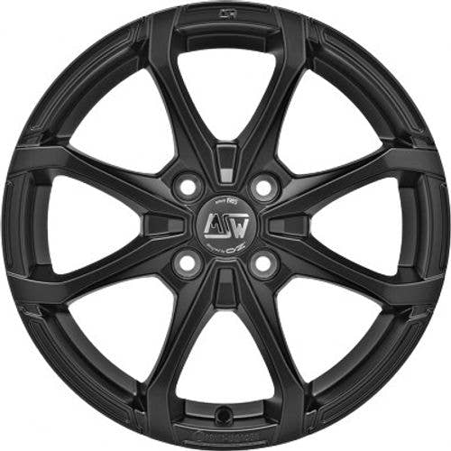 MSW X4 matt black Alufelge 6x16 Zoll ET40 LK 4x100 ML63.3 – Bild 2
