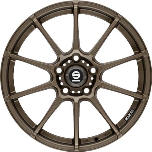 Sparco Assetto Gara matt bronze Alufelge 8.5x19 Zoll ET45 LK 5x108 ML73.1 – Bild 2