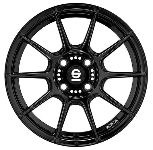 Sparco FF1 gloss black Alufelge 7x17 Zoll ET47 LK 4x108 ML63.4 – Bild 2