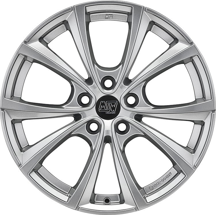 MSW 27 T full silver Alufelge 8.5x18 Zoll ET40 LK 5x114.3 ML64.12 – Bild 2