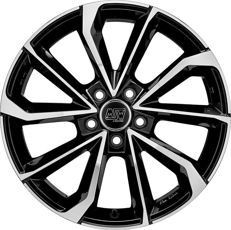 MSW 42 gloss black full polished Alufelge 8x19 Zoll ET40 LK 5x108 ML73.1 – Bild 2