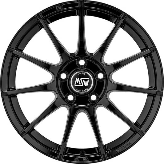MSW 85 gloss black Alufelge 6.5x16 Zoll ET42 LK 5x108 ML73.1 – Bild 2